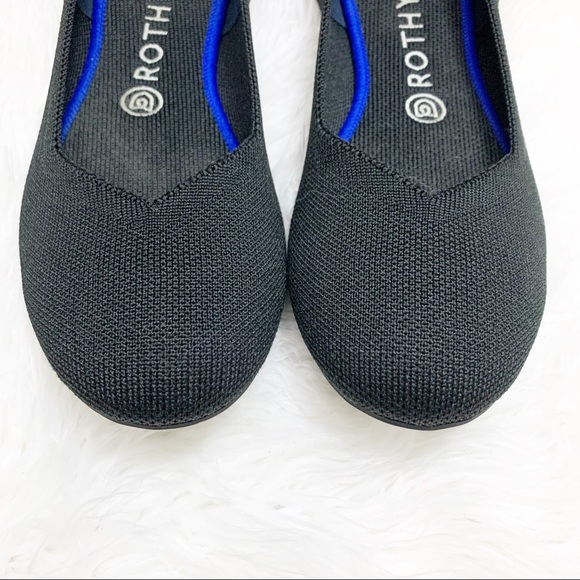 Rothy’s Rounded Toe Flats Solid Black Size 9 - Picture 5 of 7